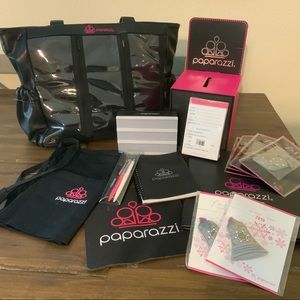 Bundle of Paparazzi Logo Swag Items - New and Like New